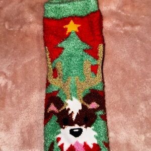 NWOT Bath & Body Works Reindeer Dog Christmas Socks